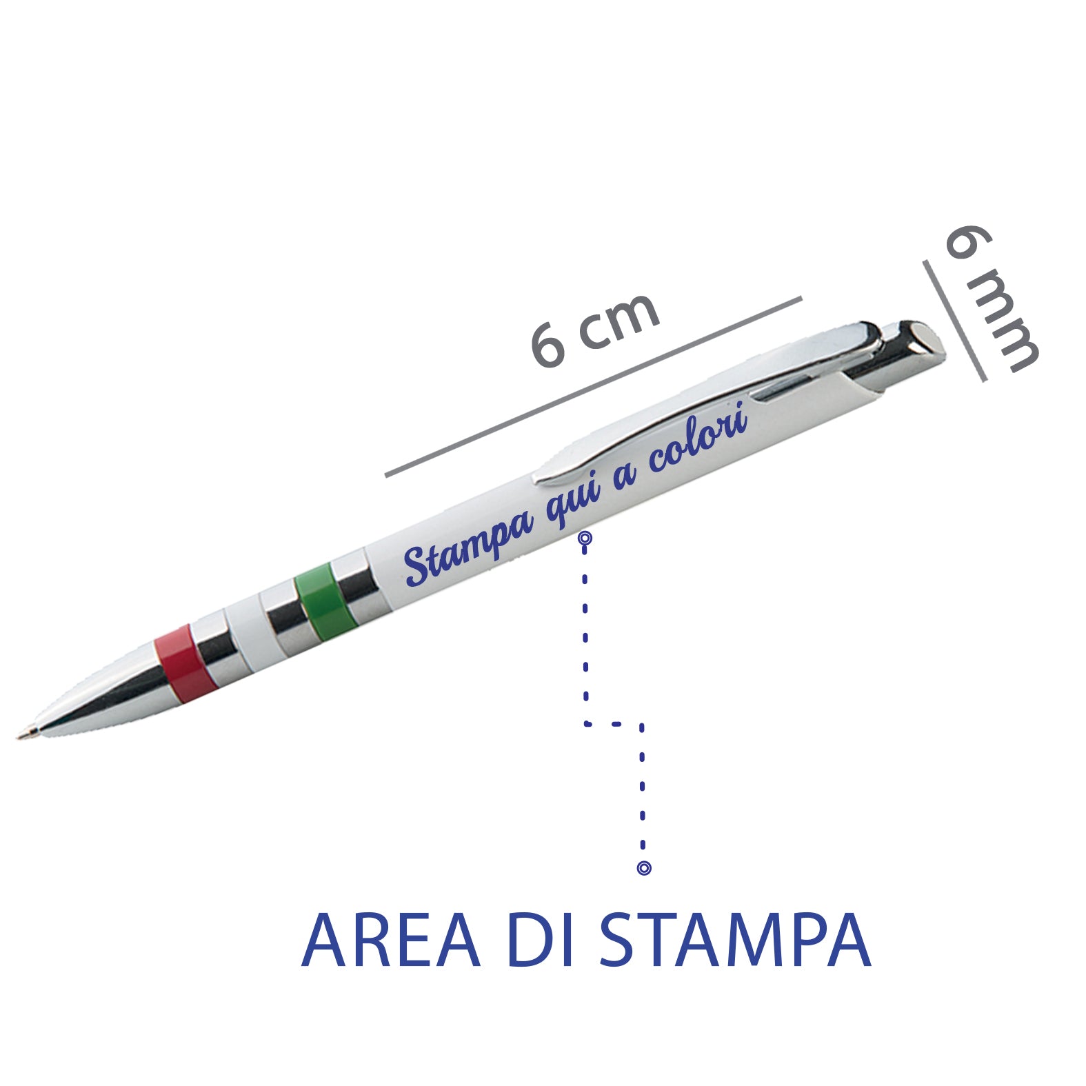 Penne Personalizzate Con Logo - 100 Pezzi, Grip Colorato, Per Aziende O Eventi - Foto 4