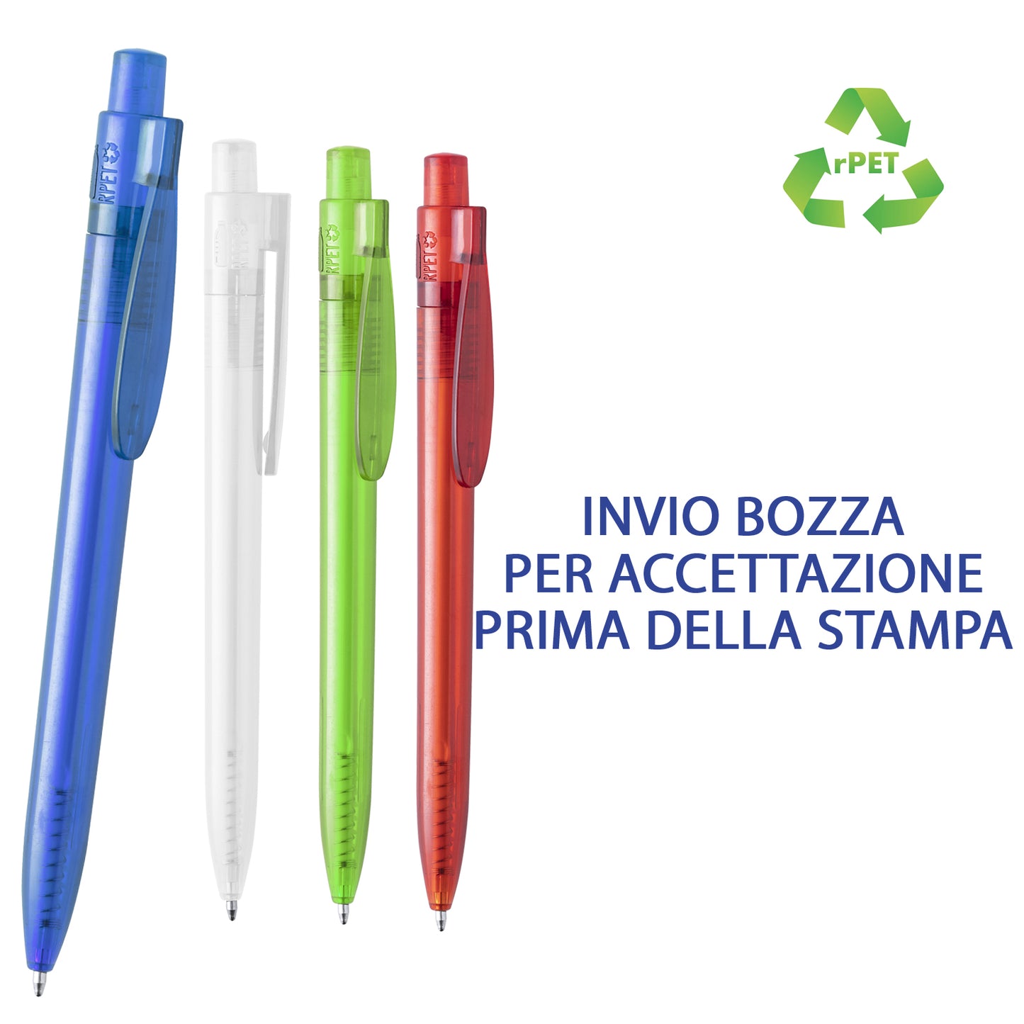 Penne personalizzate in RPET riciclato