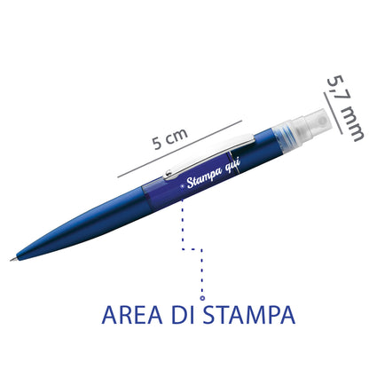 Penna personalizzabile con spray