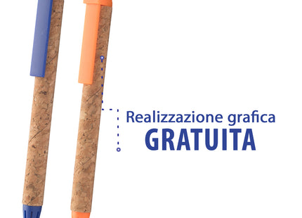 Penna personalizzabile modello ecologico in sughero