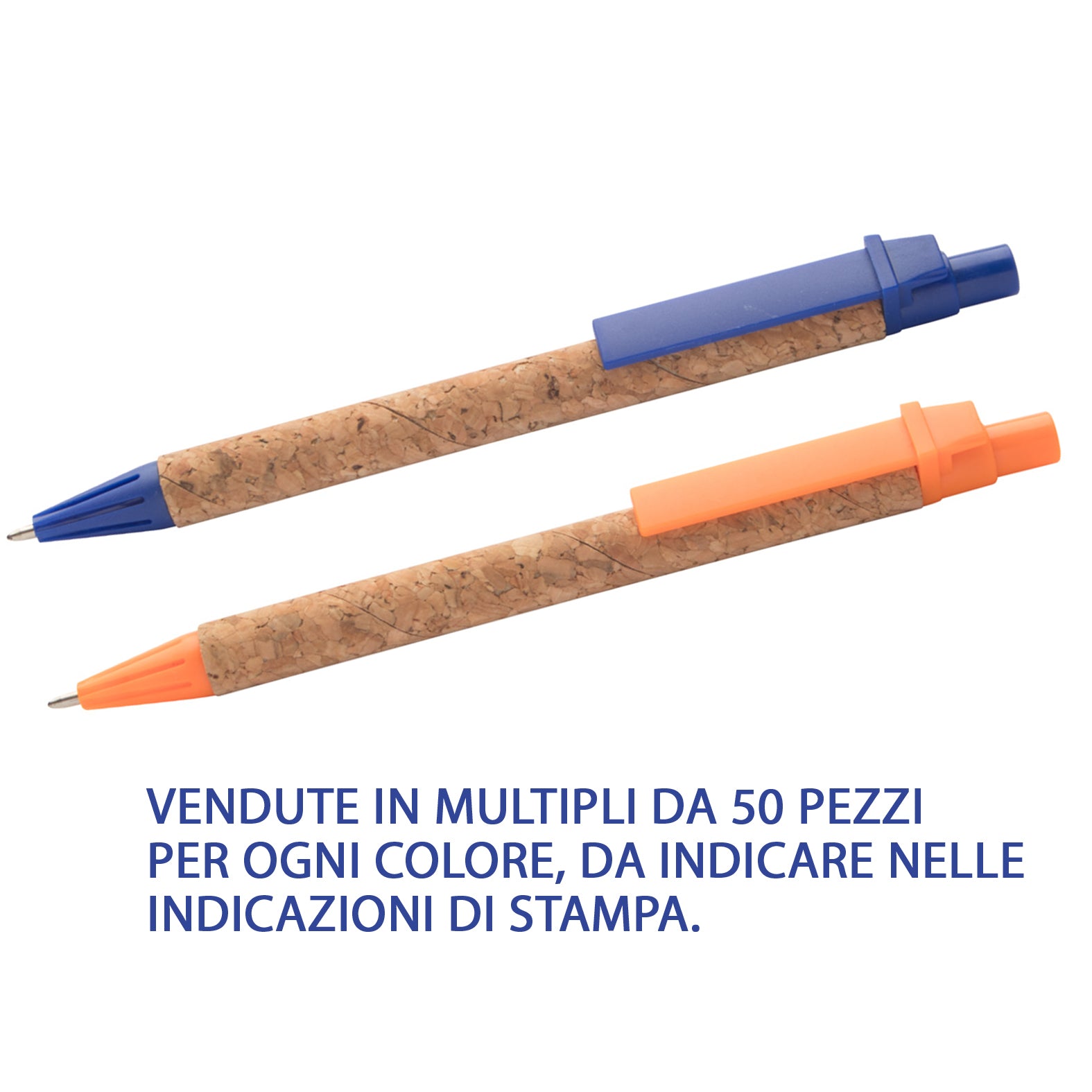 Penna personalizzata in sughero ecologica - DUELLE