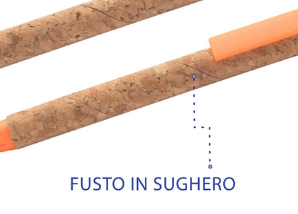 Penna personalizzabile modello ecologico in sughero