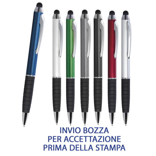 penne personalizzate pubblicitarie con logo aziendale gadget pubblicitari personalizzabili promozionali da personalizzare stampa da regalo economiche aziendali a sfera touch screen gommino