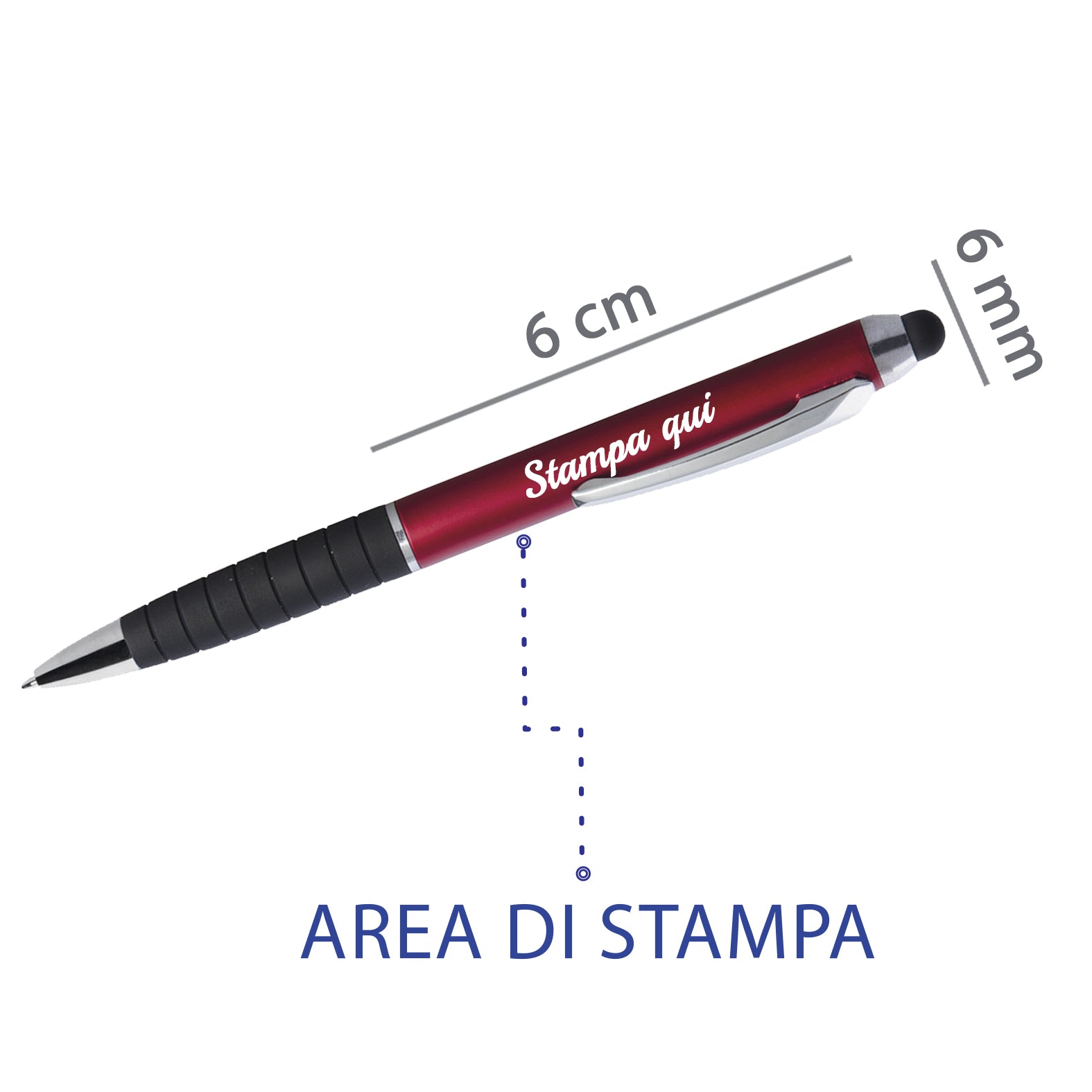 Penne personalizzate - PD130 Con Supporto per Smartphone - BStampa