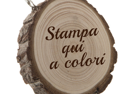Portachiavi personalizzati in legno di pino