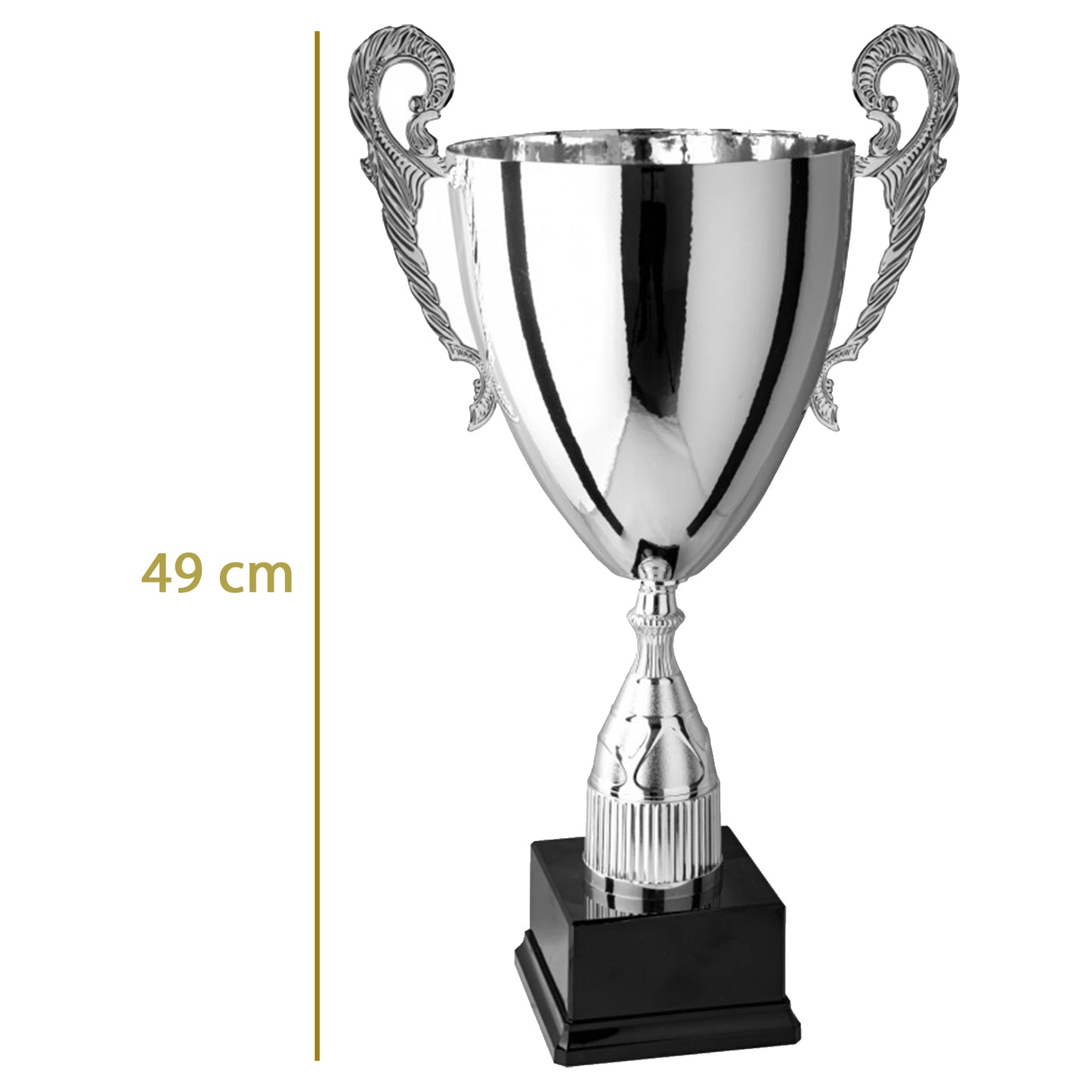 coppa trofeo personalizzata da 49 cm con targhetta