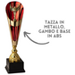 Tris di coppe trofeo personalizzate