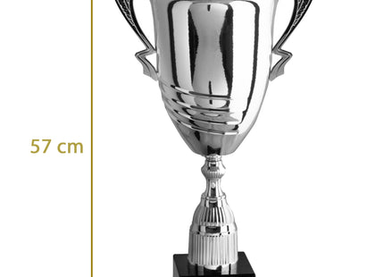 coppa trofeo personalizzata da 57 cm con targhetta
