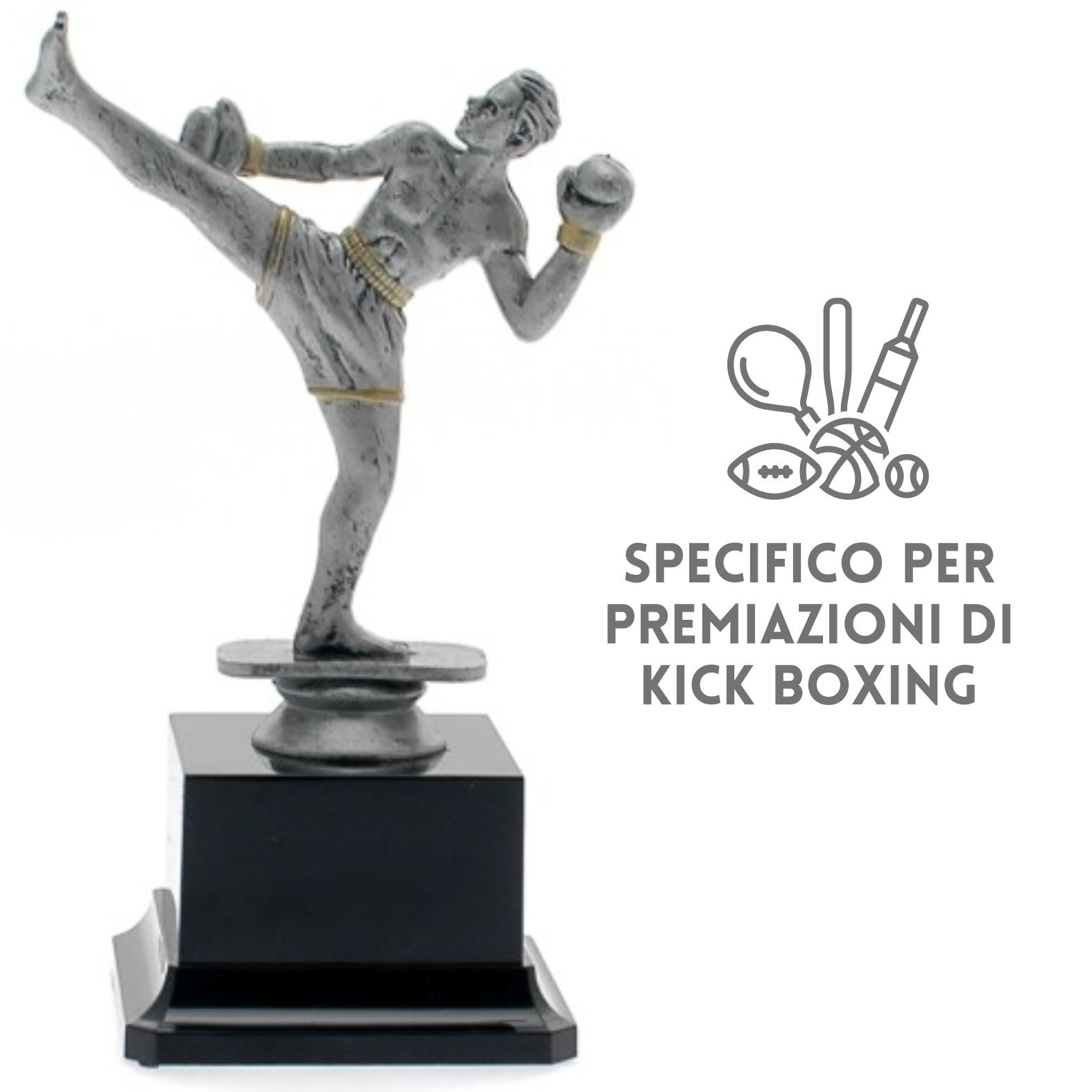 Premiazione personalizzata kick boxing