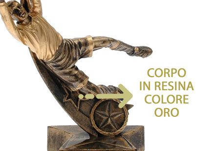 Premio portiere da 13x18 cm personalizzato | Cod. 15.341