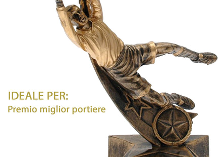Premio portiere da 13x18 cm personalizzato | Cod. 15.341