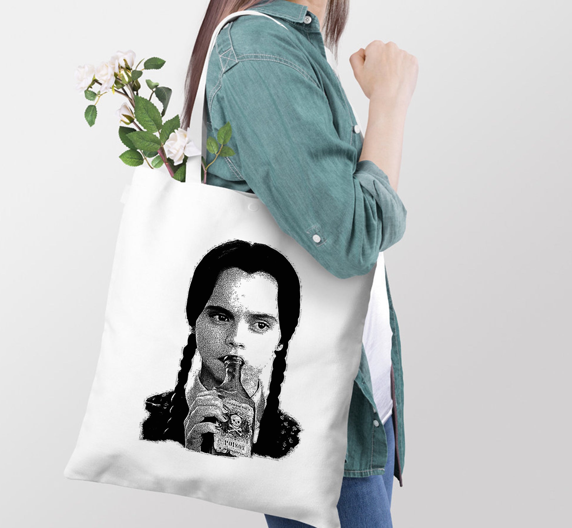 Mercoledì Addams shopping bag