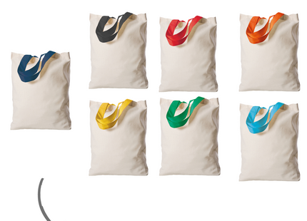 Shopper personalizzate in cotone