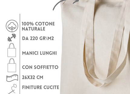  Shopper personalizzate in cotone