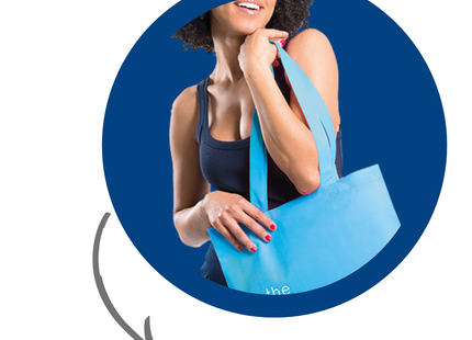 Shopper in TNT 36X40 cm personalizzata | Cod. PG157