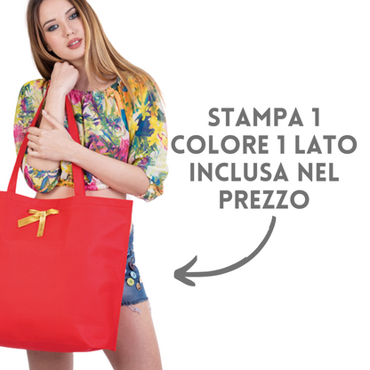 Shopper in TNT 50X40X11 cm personalizzata | Cod. PG158