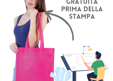 Shopper in TNT 36X40 cm personalizzata | Cod. PG157