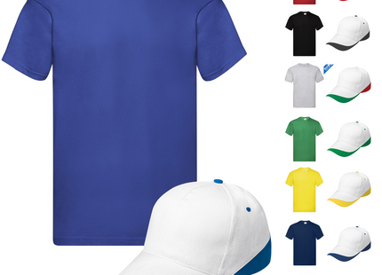 Magliette personalizzate + cappellini personalizzati