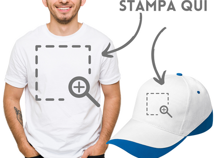 Magliette personalizzate + cappellini personalizzati