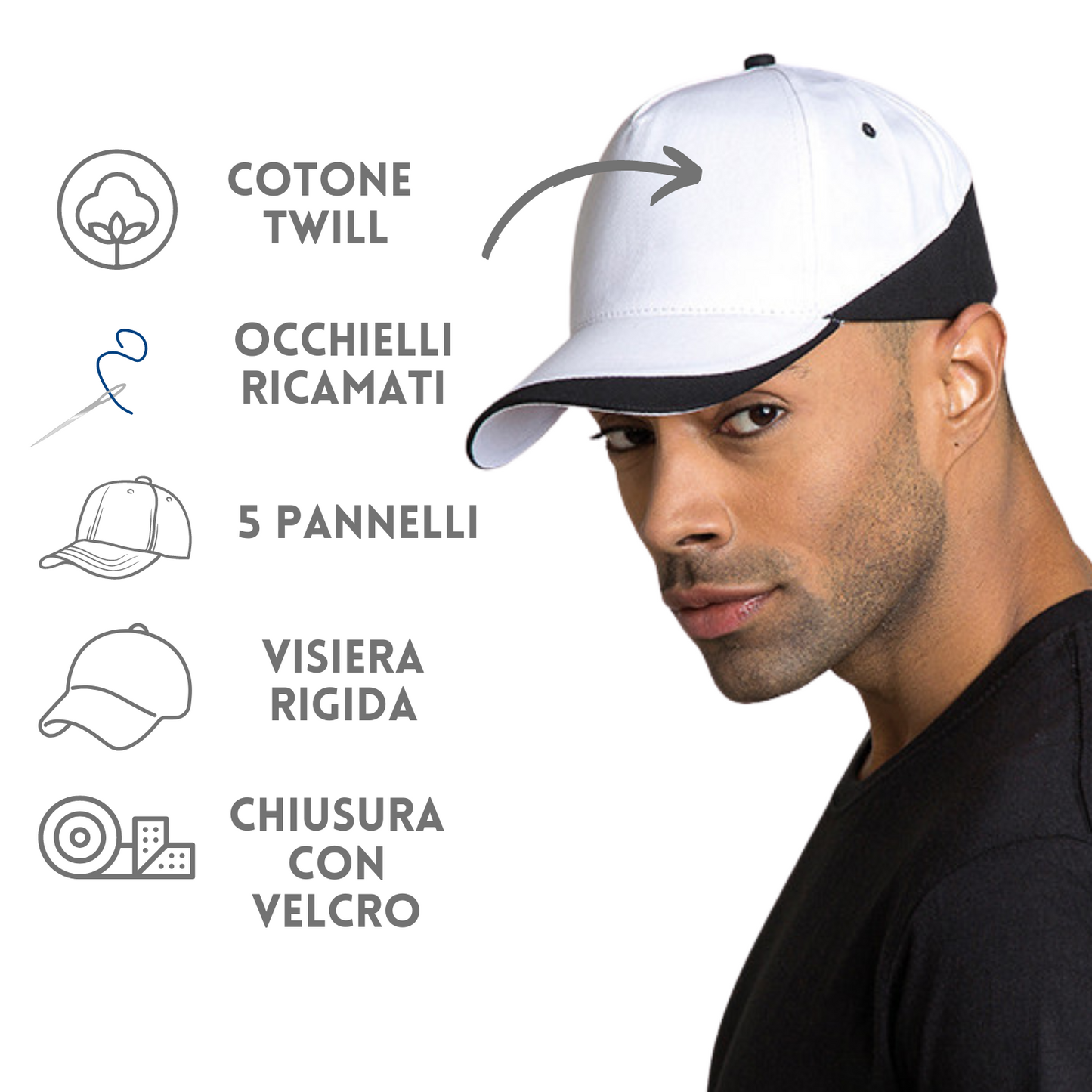 Magliette personalizzate + cappellini personalizzati