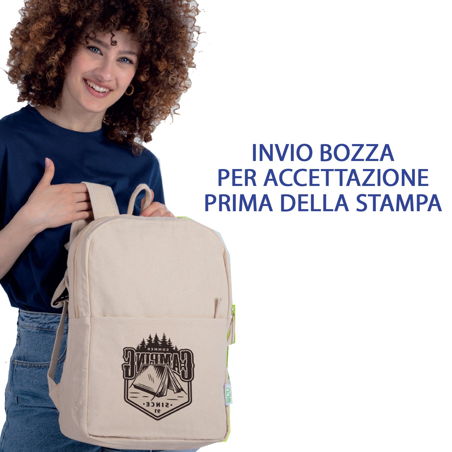 Zaino personalizzato a colori